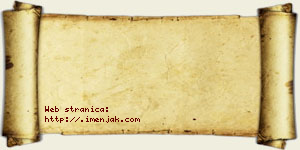 David Trakilović vizit kartica